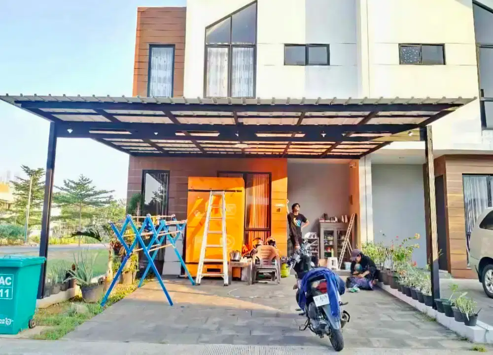 Pasang kanopi atap alderon RS