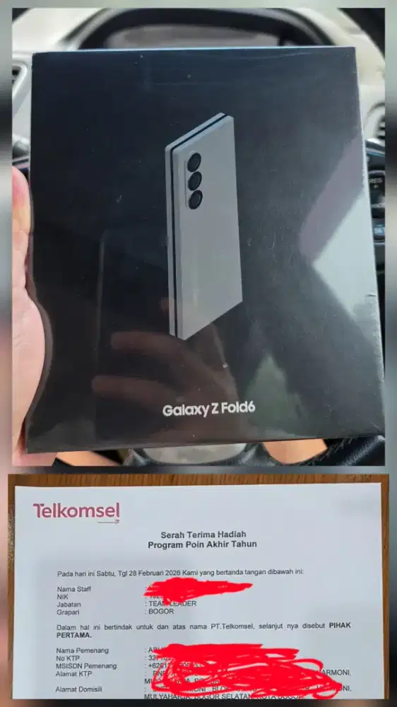 [SEGEL] Samsung Galaxy Z Fold 6 Hadiah Resmi Telkomsel (Hemat Jutaan)