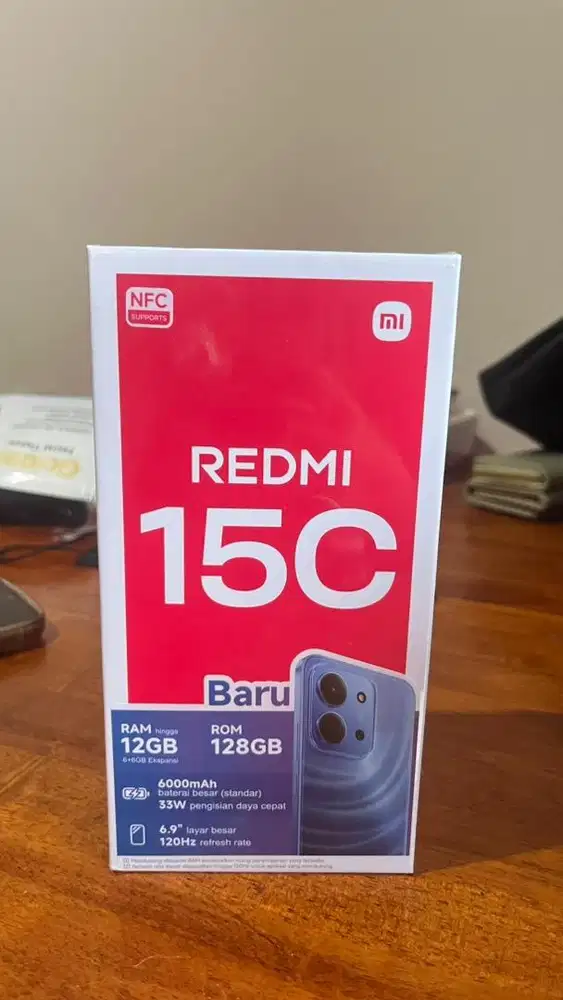 New Phone Redmi 15C RAM 12gb ROM 128gb