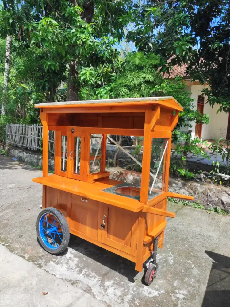 Sedia Gerobak Angkringan, Bakso Mie Ayam, Bubur, Sate, Soto, Pecel dll