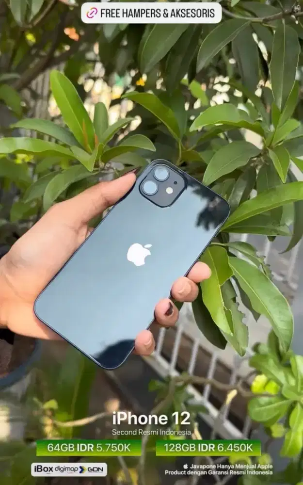 iPhone 12 second iBox tanpa DP