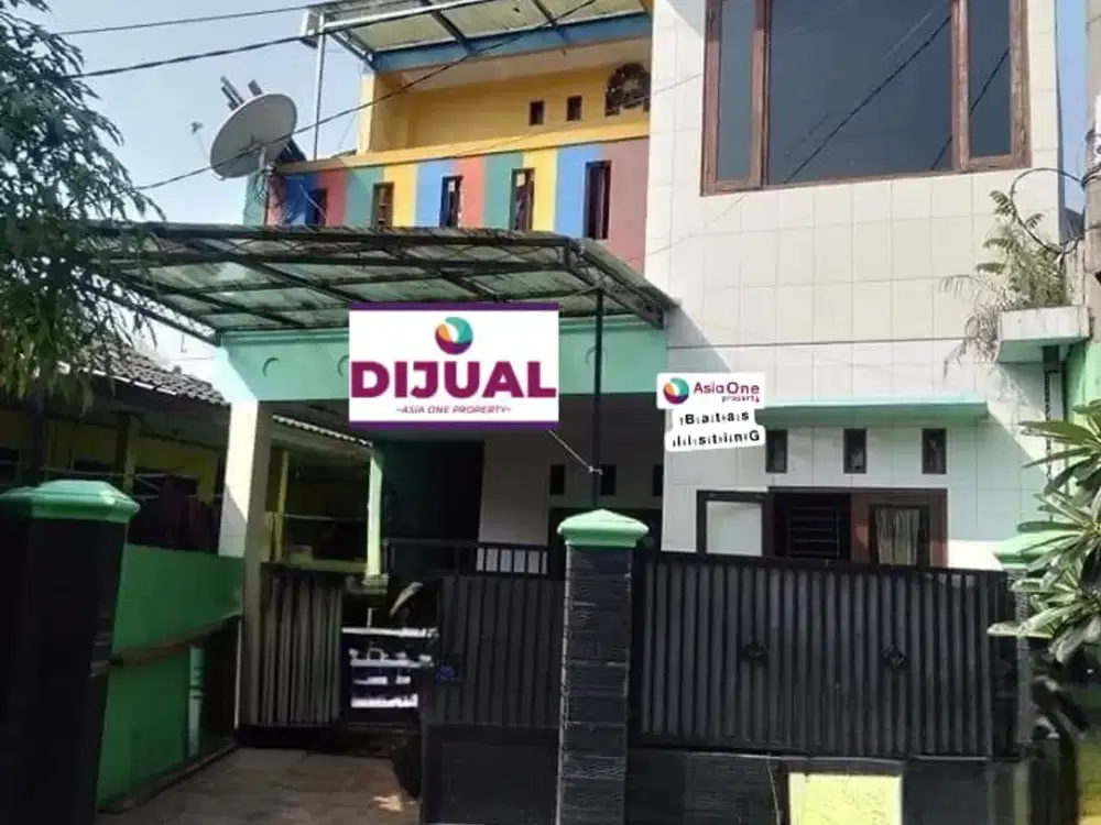 DIJUAL MURAH RUMAH + 6 PINTU KONTRAKAN DI WISMA ASRI BEKASI