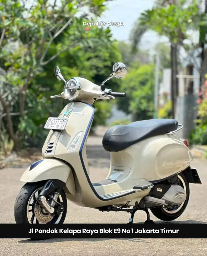 TERMURAH PIAGGIO VESPA PRIMAVERA S150 IGET ABS LED TH 2022 WARNA BEIGE