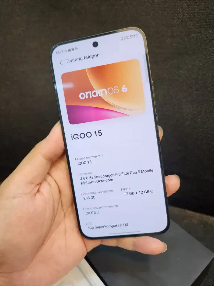 Iqoo 15 12/256 beberapa hari pakai