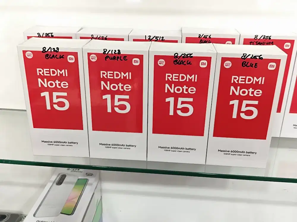 Redmi Note 15 New,Garansi Resmi 15 Bulan,Bisa COD