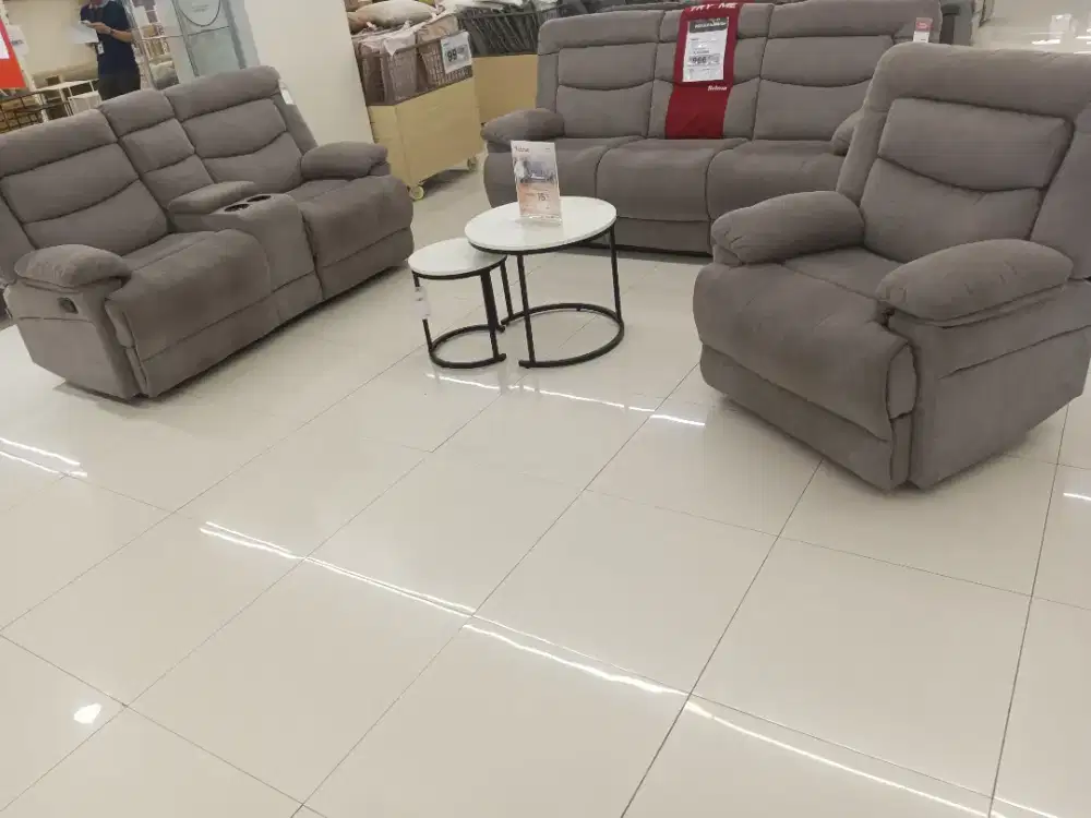 SOFA SET RECLINER MURAH