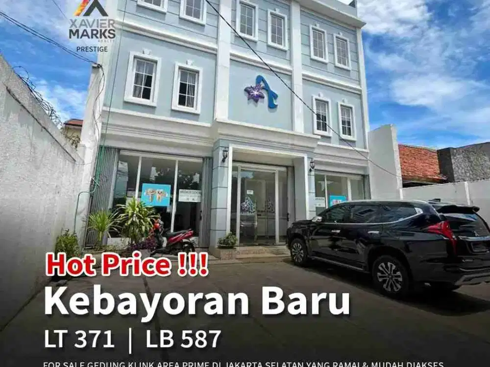 Dijual Gedung Klinik Kebayoran Baru, Jakarta Selatan

LT: 371 m²
LB: 587 m²
Arah hadap: Tenggara
Lebar depan: 12 m
Izin penggunaan: Komersial
Kapasitas parkir: ± 6 mobil

Keunggulan lokasi: sangat dekat dengan kawasan Blok M dan Senopati, dua area prime d