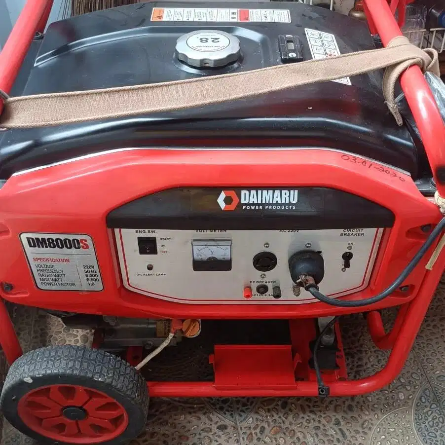 Genset bensin Daimaru DM8000S  (second like new)