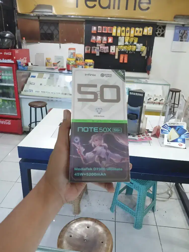 ( Fast respon WA ) Infinix Note 50X 5G 8+8/256 Garansi resmi 1thn