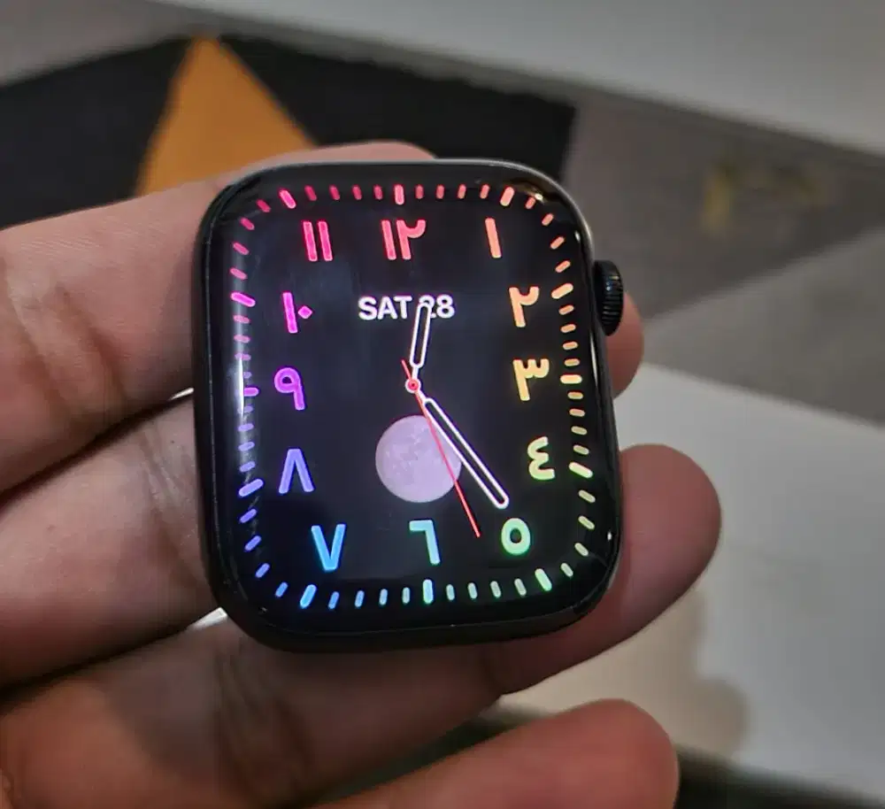 Apple Watch 8 45mm GPS ex Resmi fullset original pakaian dari baru