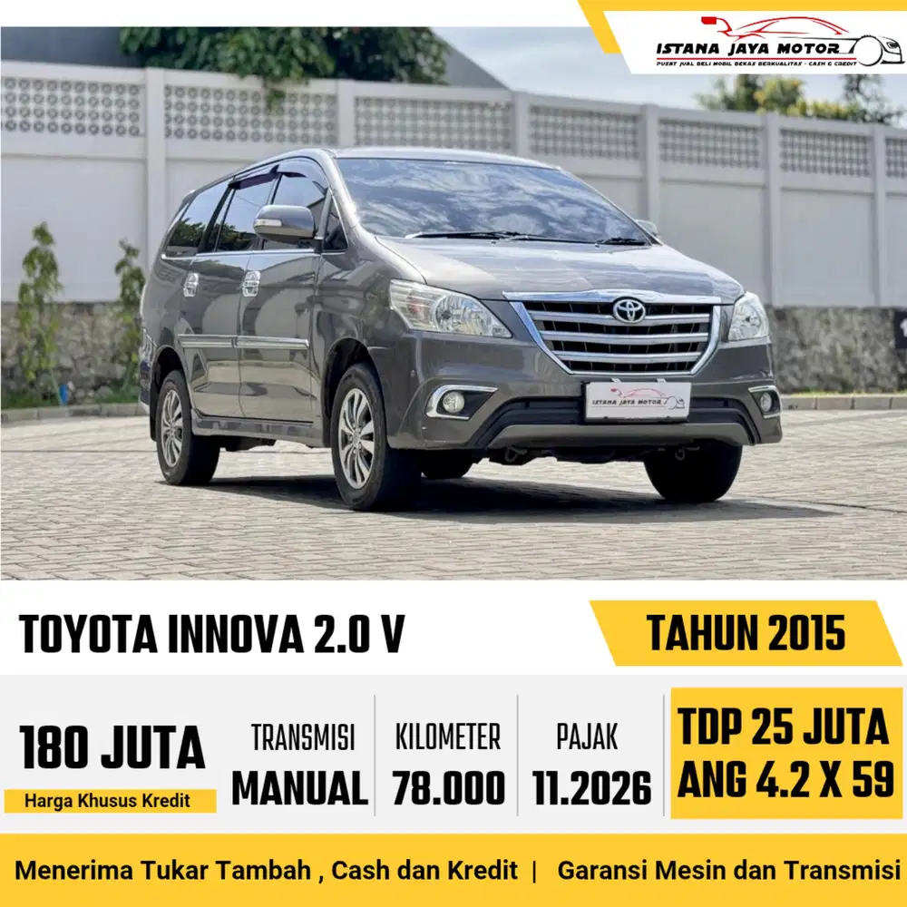 TOYOTA INNOVA 2.0 V 2015