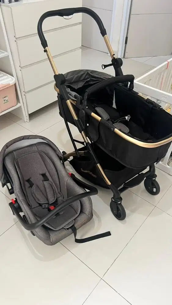 Babydoes Pronto RTS Travel System (Stroller+carseat) - Mulus Like New