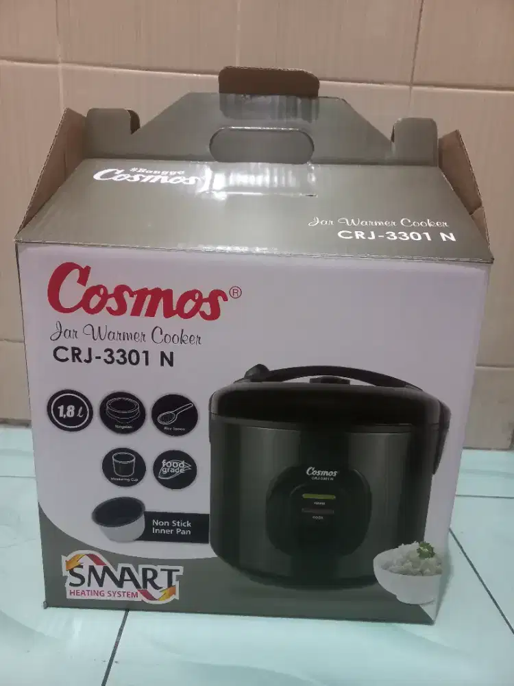 Rice Cooker Cosmos Non Stick CRJ-3301 NB 1,8L