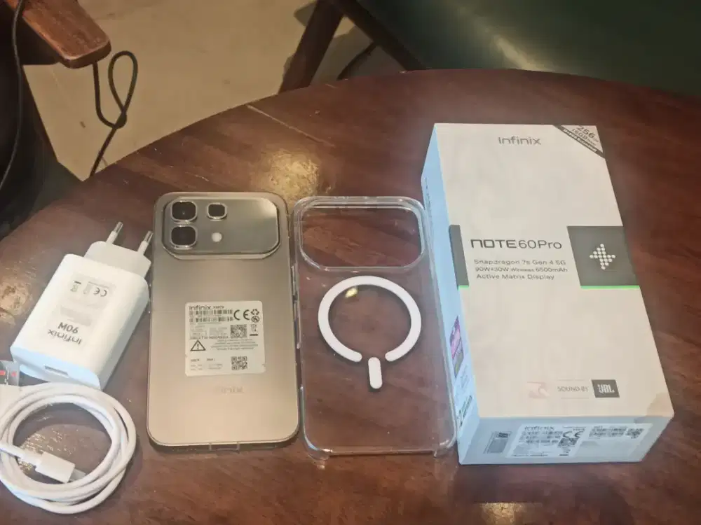 Infinix Note 60 Pro 8/256 Grey Titanium, 1Minggu pkai