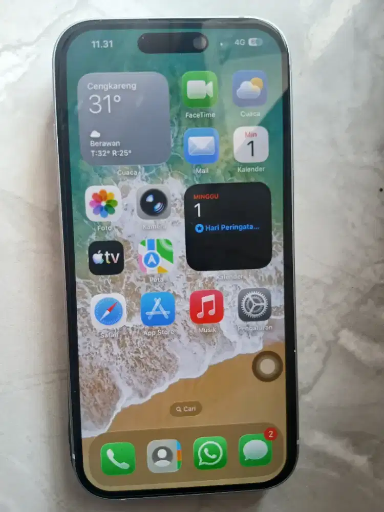 Iphone 15 Ibox 128gb batangan fungsi Normal