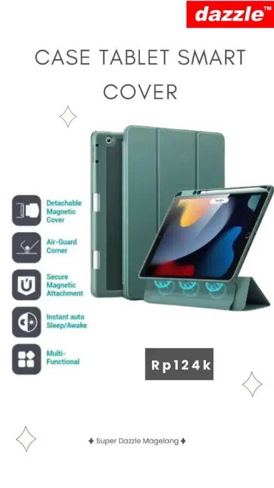 Case tablet smart cover