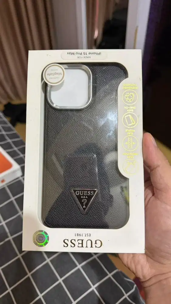 CASE MERK GUESS ASLI UNTUK IPHONE 15 PROMAX
