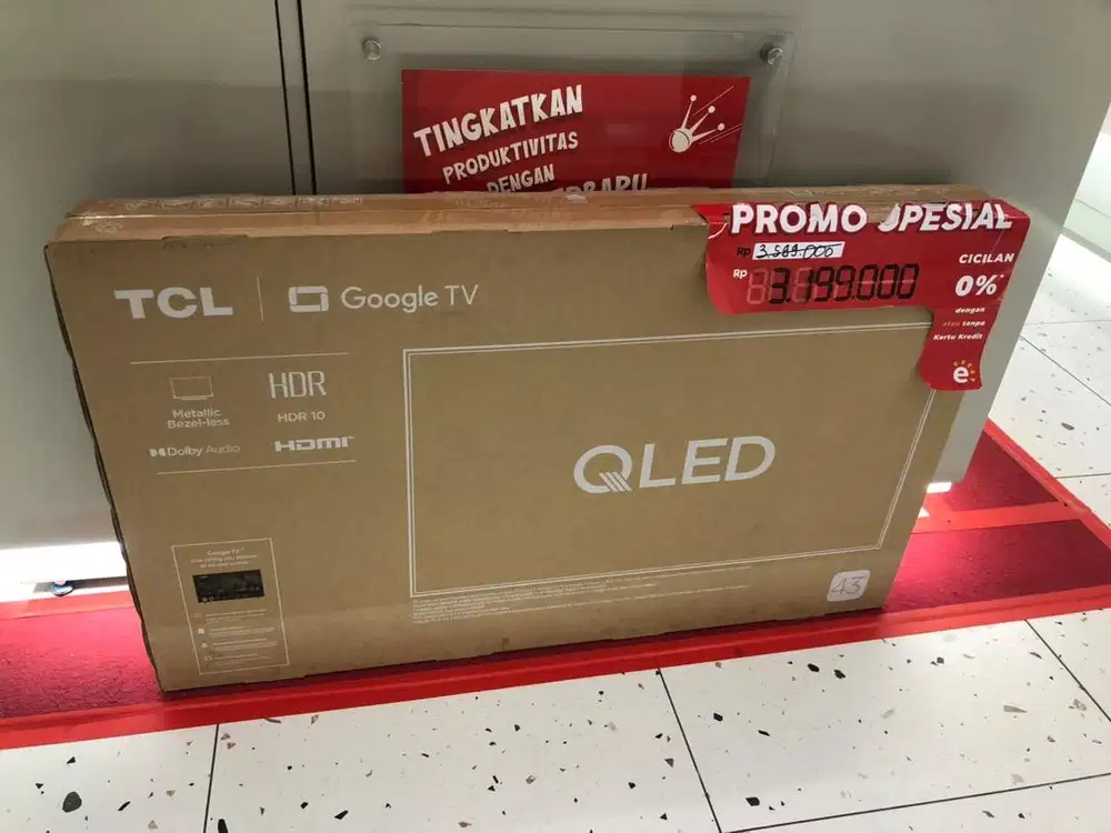 TCL Google TV QLED 43 inc