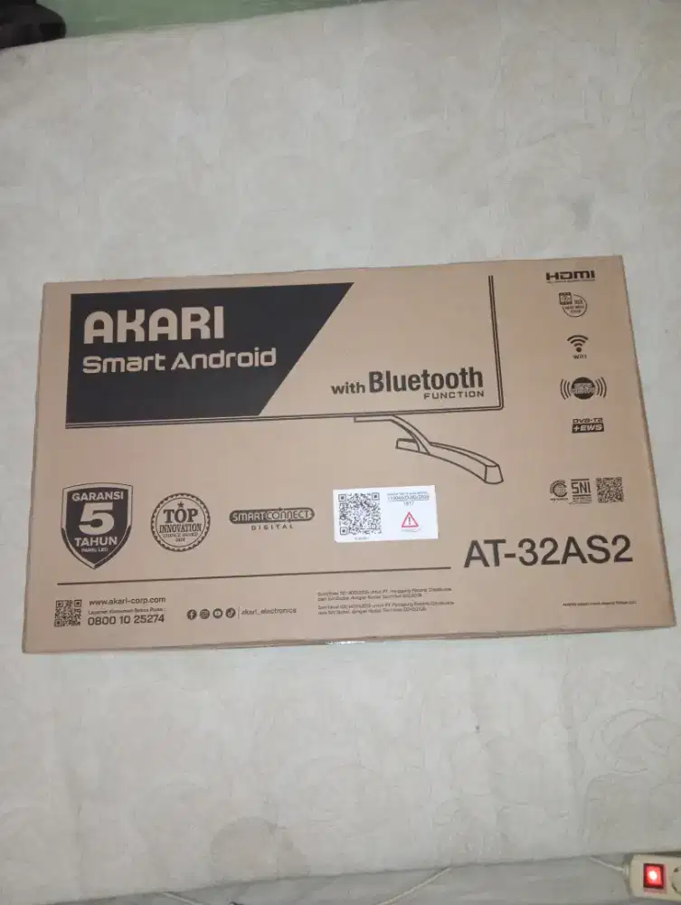 Tv Merek AKARI Smart Androit AT-32AS2