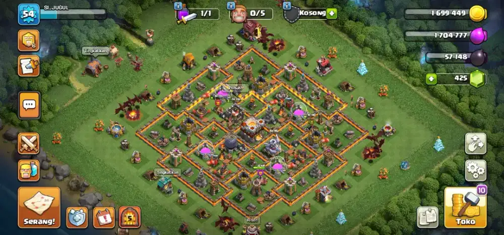 akun coc th 11 premature