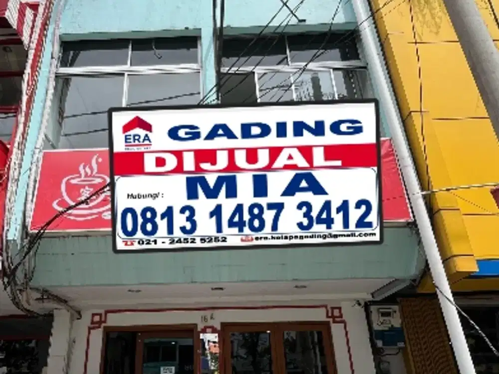 disewakan ruko di boulevard