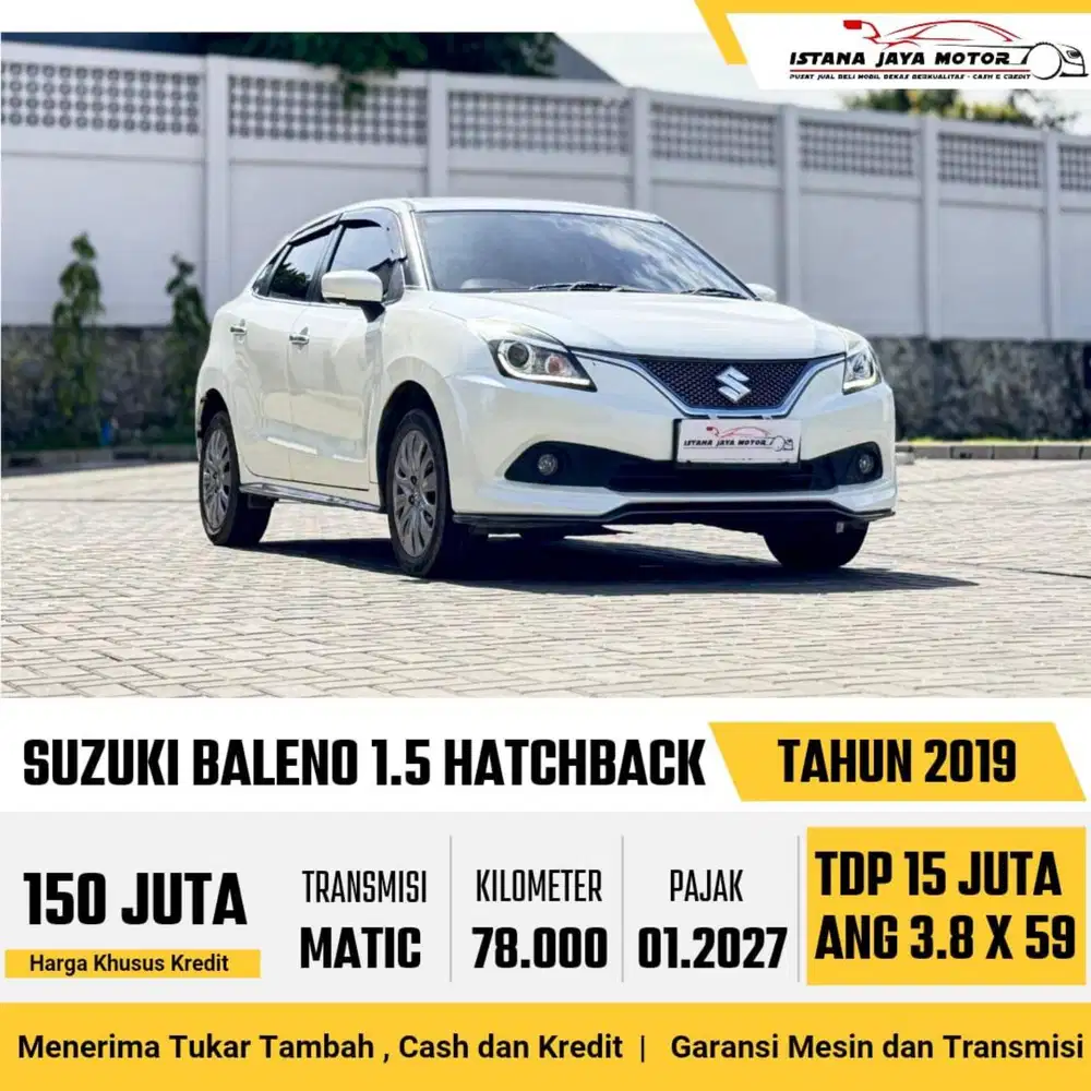 Suzuki Baleno Hatchback AT th 2019 #istana jaya motor