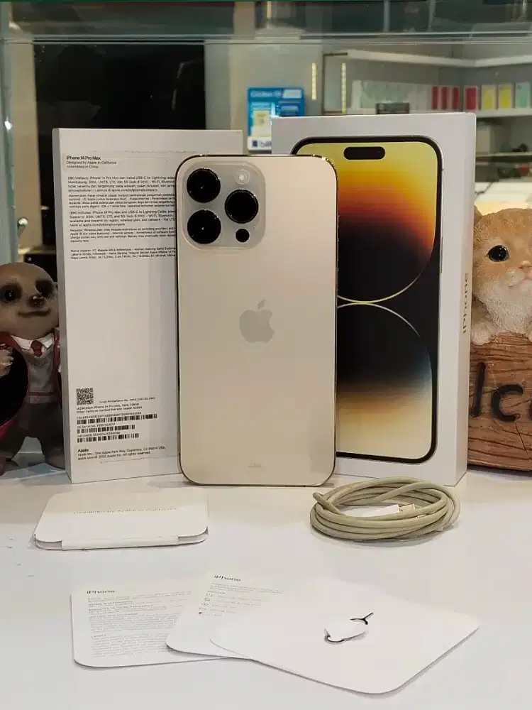 iPhone 14 Pro Max 128GB Gold iBox RESMI MULUS PERFECT