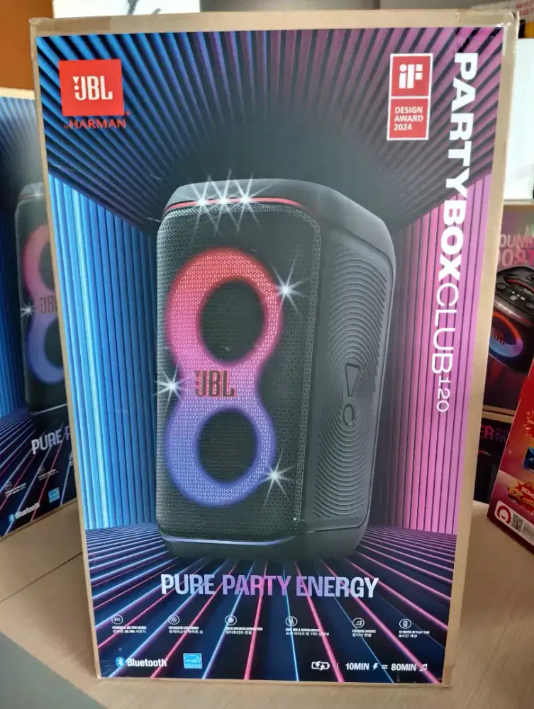 NEW!! JBL PARTYBOX CLUB 120 BY HARMAN. GARANSI RESMI ORIGINAL!