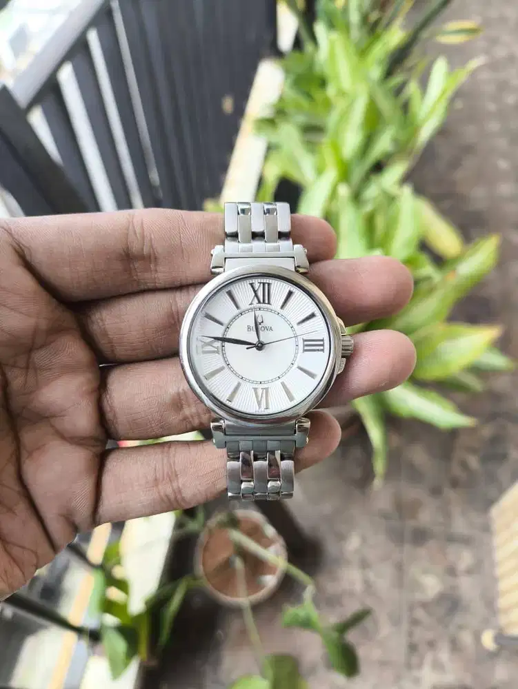 BULOVA 96L156 Ladies Silver Tone Dial Quartz