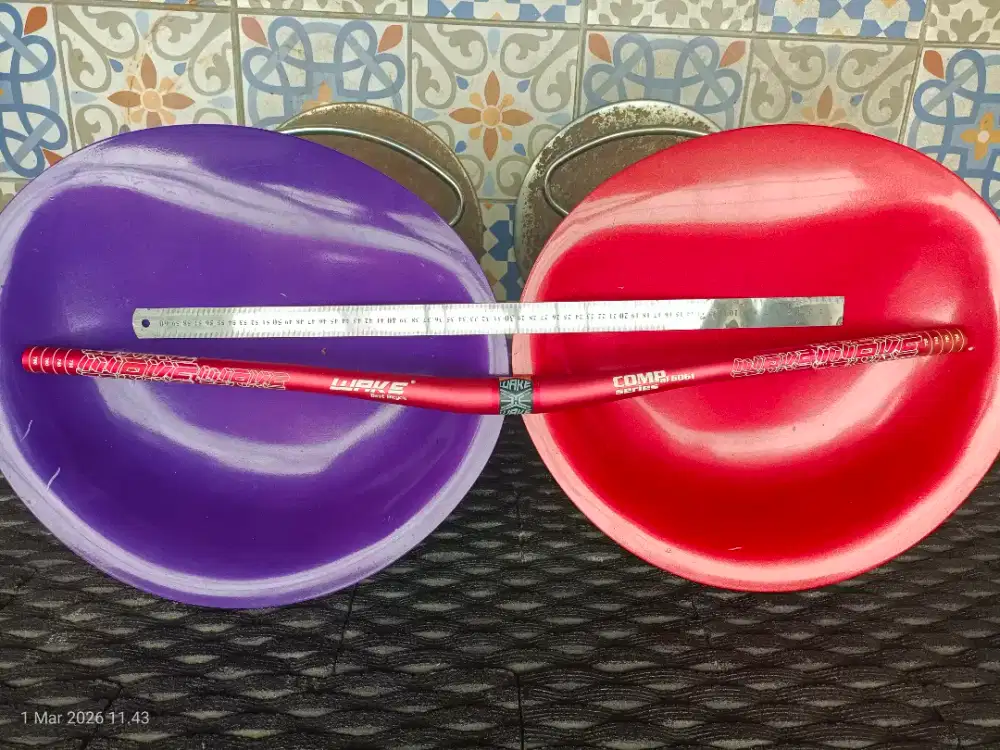 JUAL Stang WAKE MTB Comp Series al6061 Alloy Riser Bar Red 780 x 30 mm