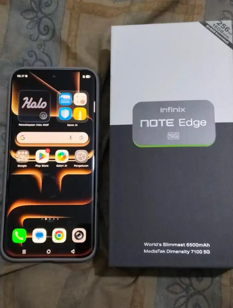 Infinix note edge 5G 8/256GB BARU