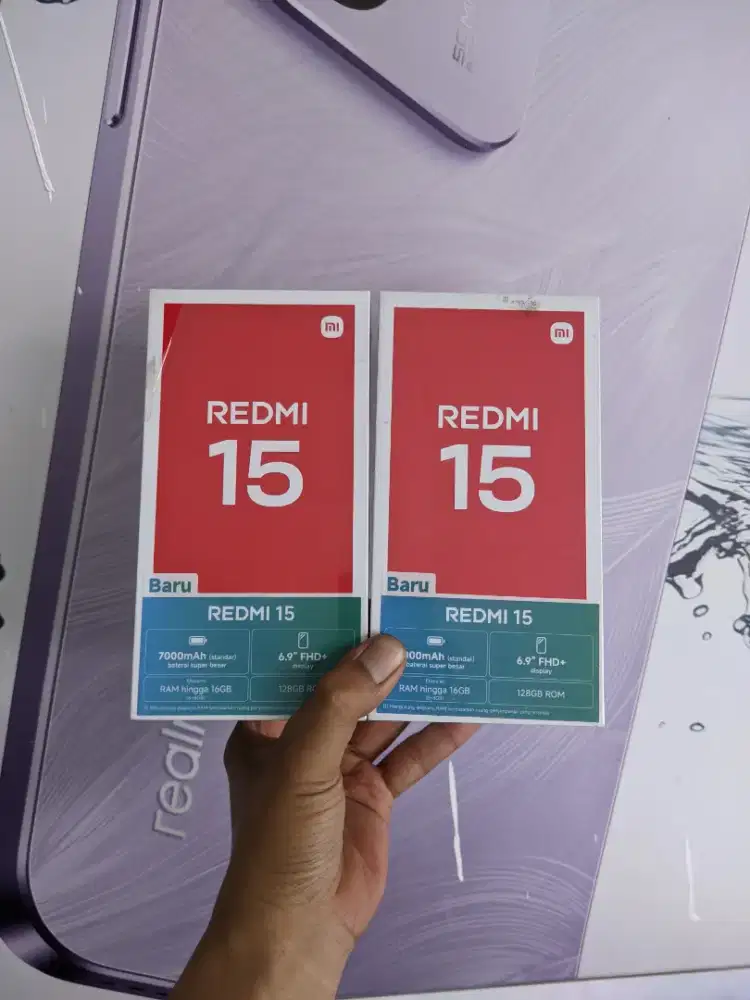 FAST RESPON WA Xiaomi Redmi 15 NFC 8+8/128 Garansi resmi 15bln