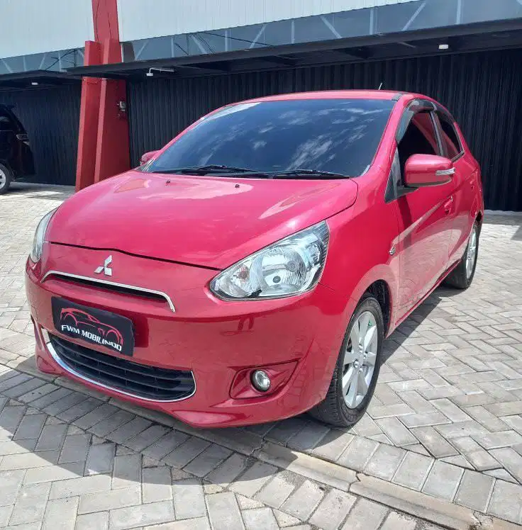 mitsubishi mirage 1.2 exceed AT 2016 low km 51rb record, jarang pakai
