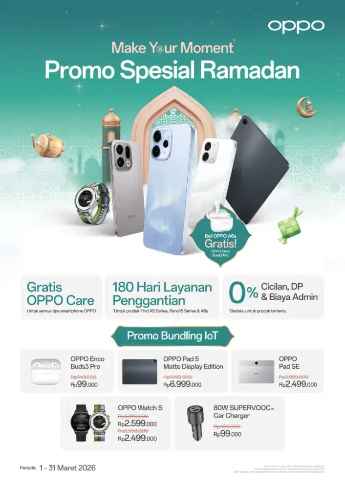 Promo khusus Oppo Reno Series