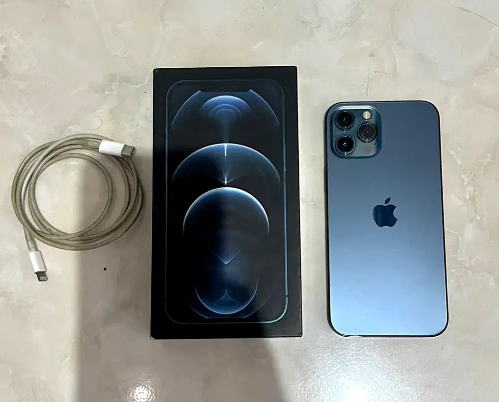 Dijual iphone 12 promax 128 gb inter fullset