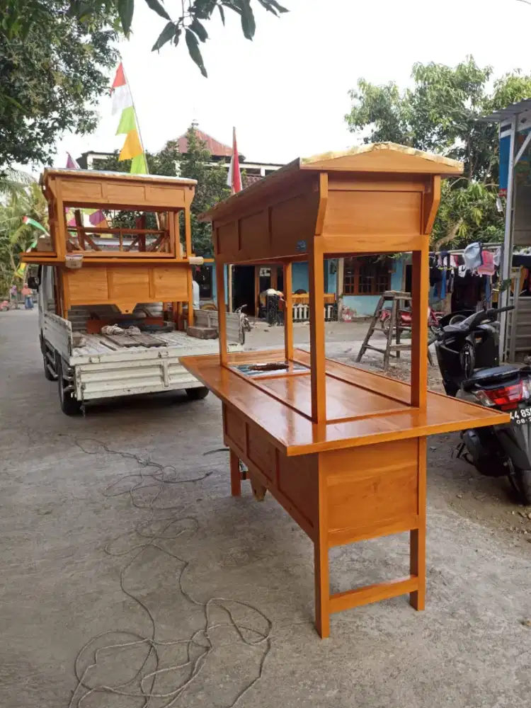 Gerobak Angkringan jg Melayani Pesanan Grobak Bakso Mie Bubur Sate dlL