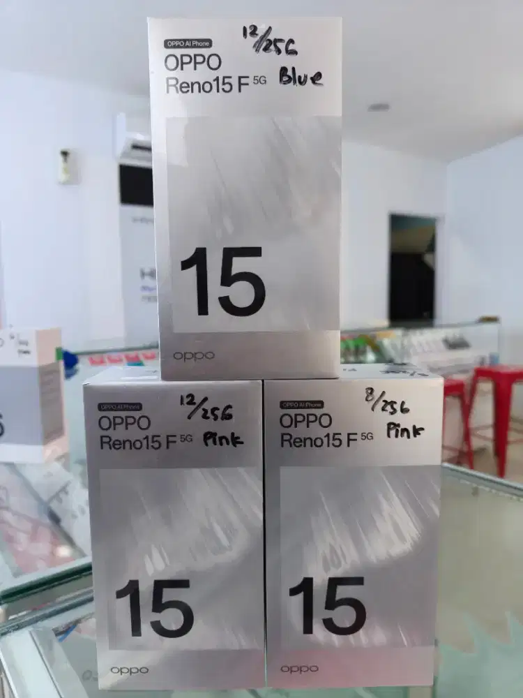 New OPPO Reno 15F 5G 12/256GB Resmi Segel