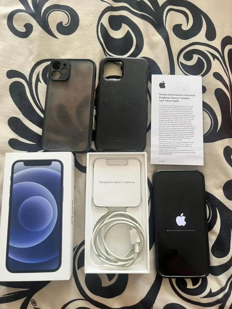 Iphone 12 mini 128 GB - Resmi IBOX - Midnight