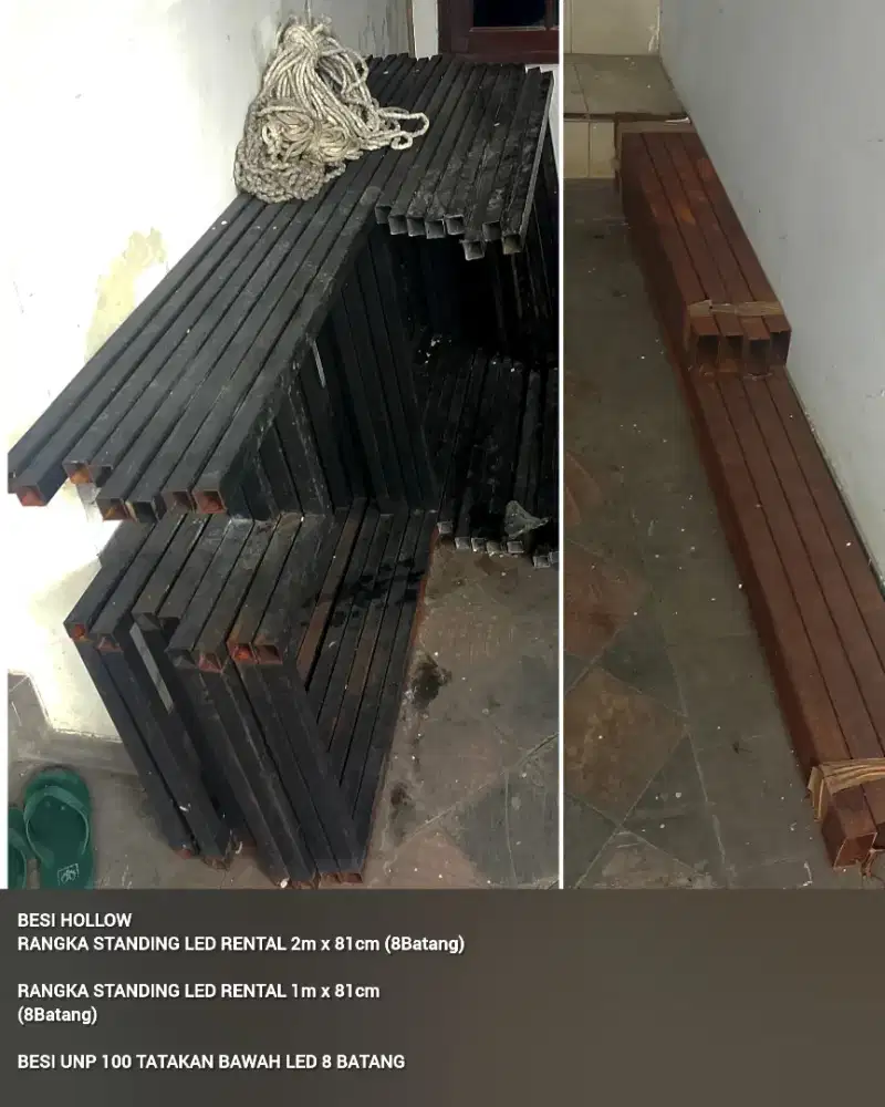 Jual Besi Hollow Dan UNP 100