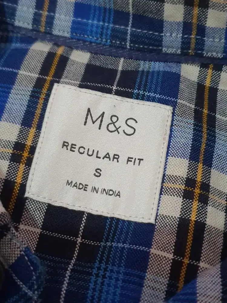 Kemeja lengan panjang MARK SPANCER SIZE S