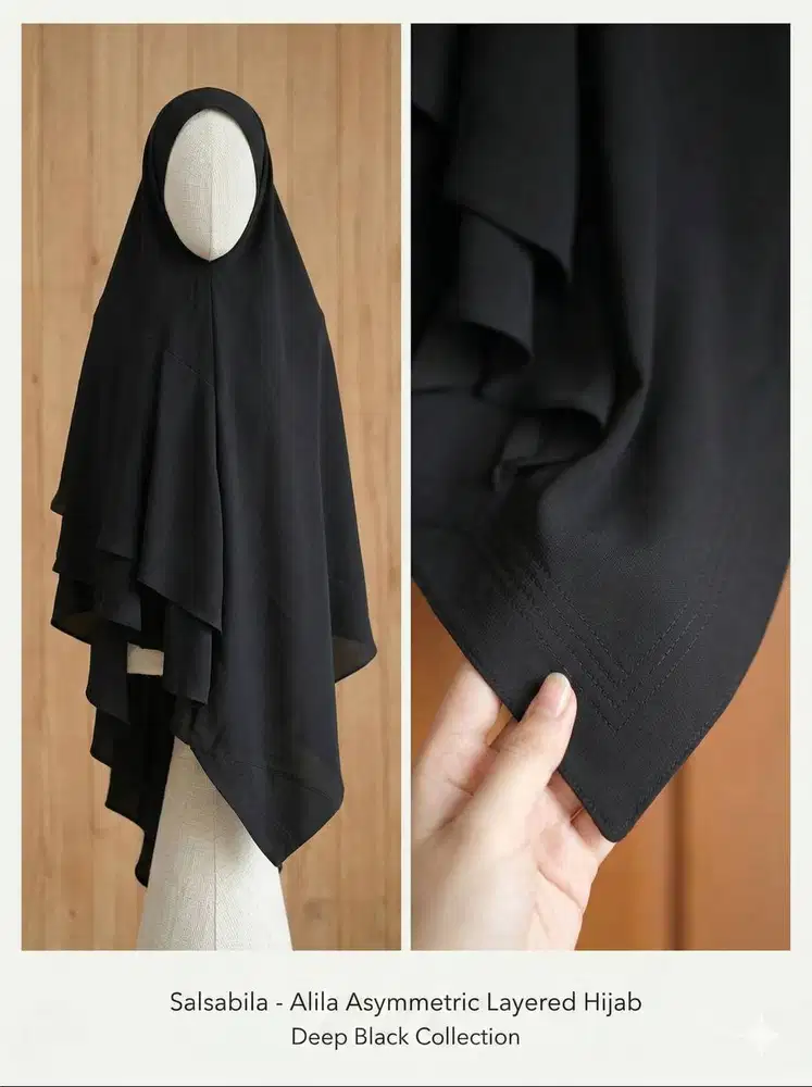 FREE HIJAB RAMADAN: Hitam Polos, Syar'i & Berkualitas!