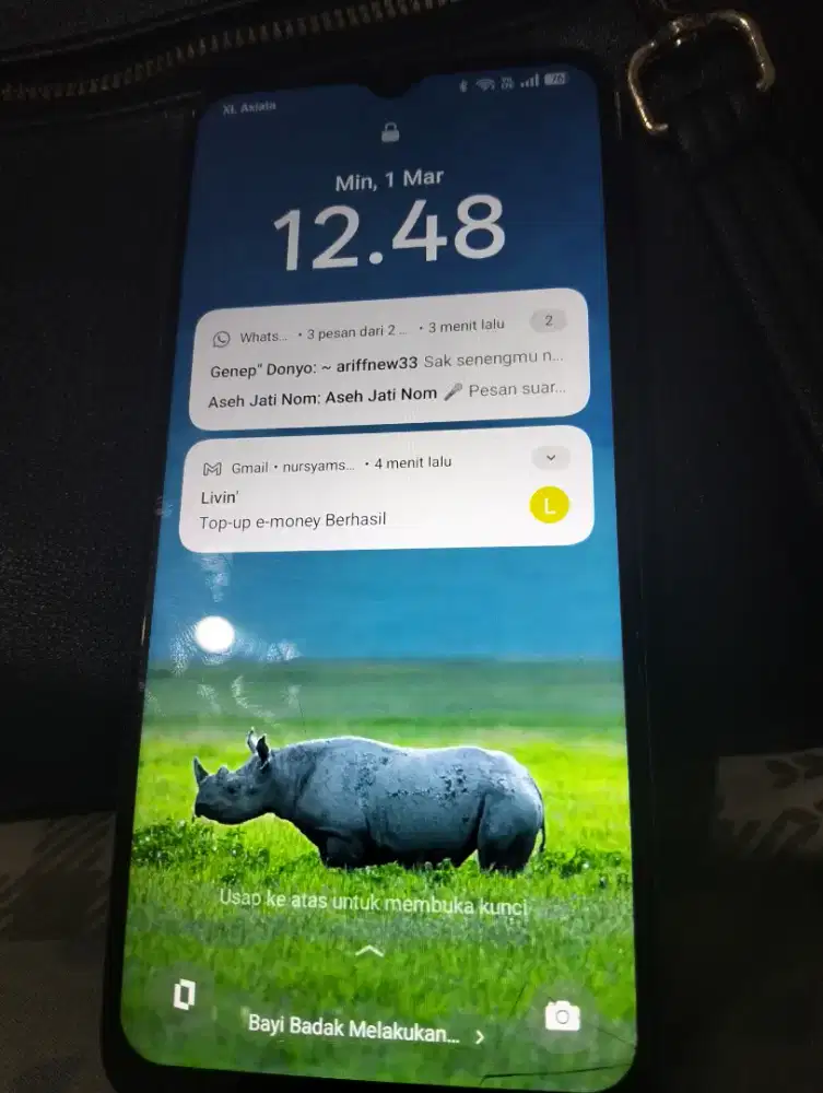 Di jual hp opo batangan dus ilang cas rusak