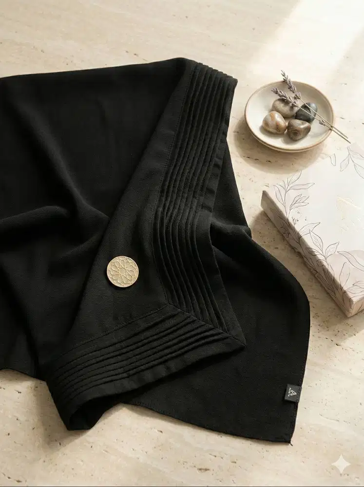 [GIVEAWAY] KHIMAR JETBLACK PREMIUM SUPER MEWAH