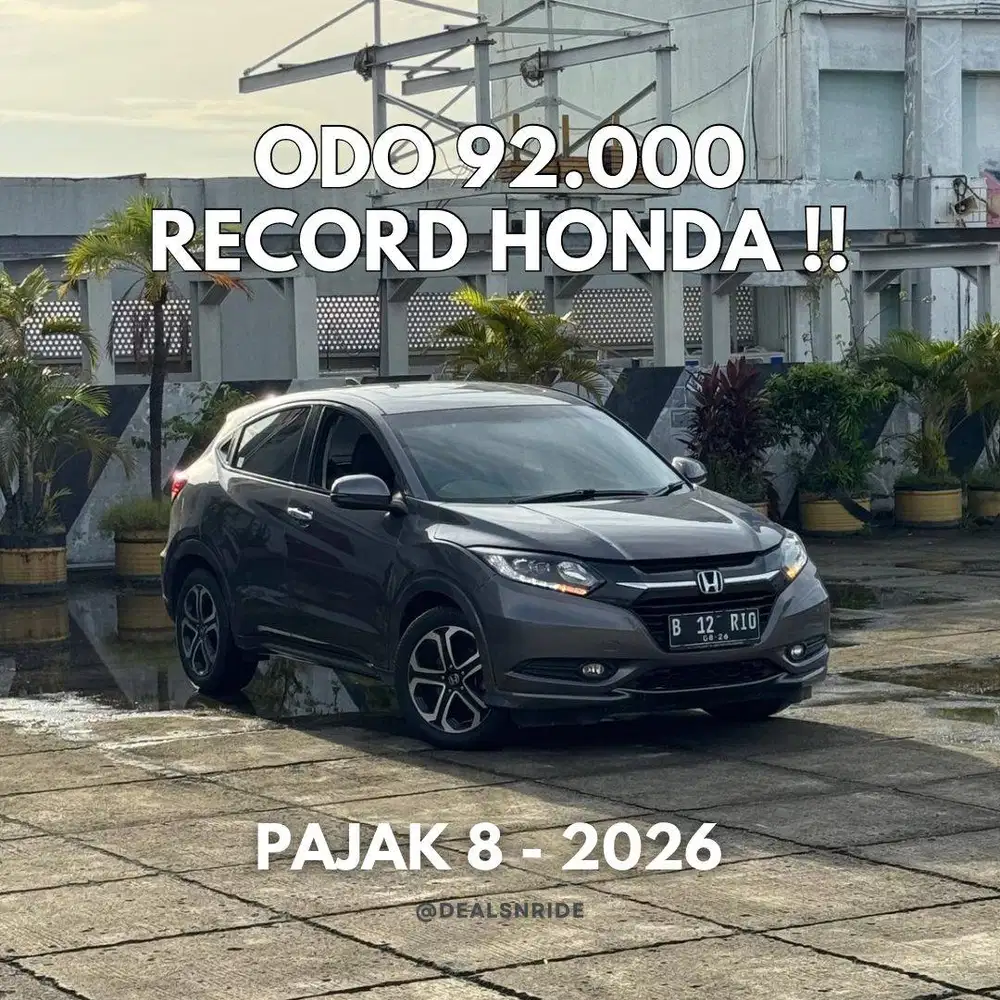 KM 92.000 ANTIKK !! PAJAK 8/2026 HONDA HRV 1.8 PRESTIGE 2016 MULUS