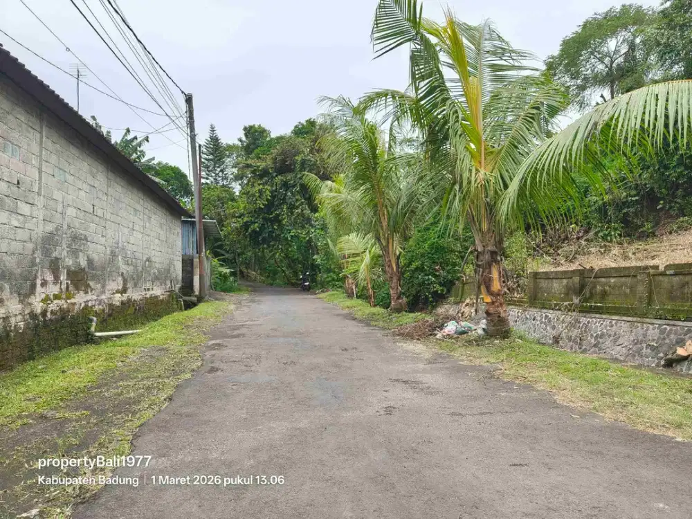 Tanah 300m2 di Ubung dekat sading badung