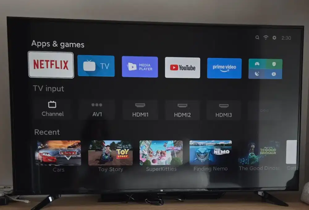 TV Xiaomi Mi Smart TV 55 Inch 4K Ultra HD Android – Kondisi Bagus