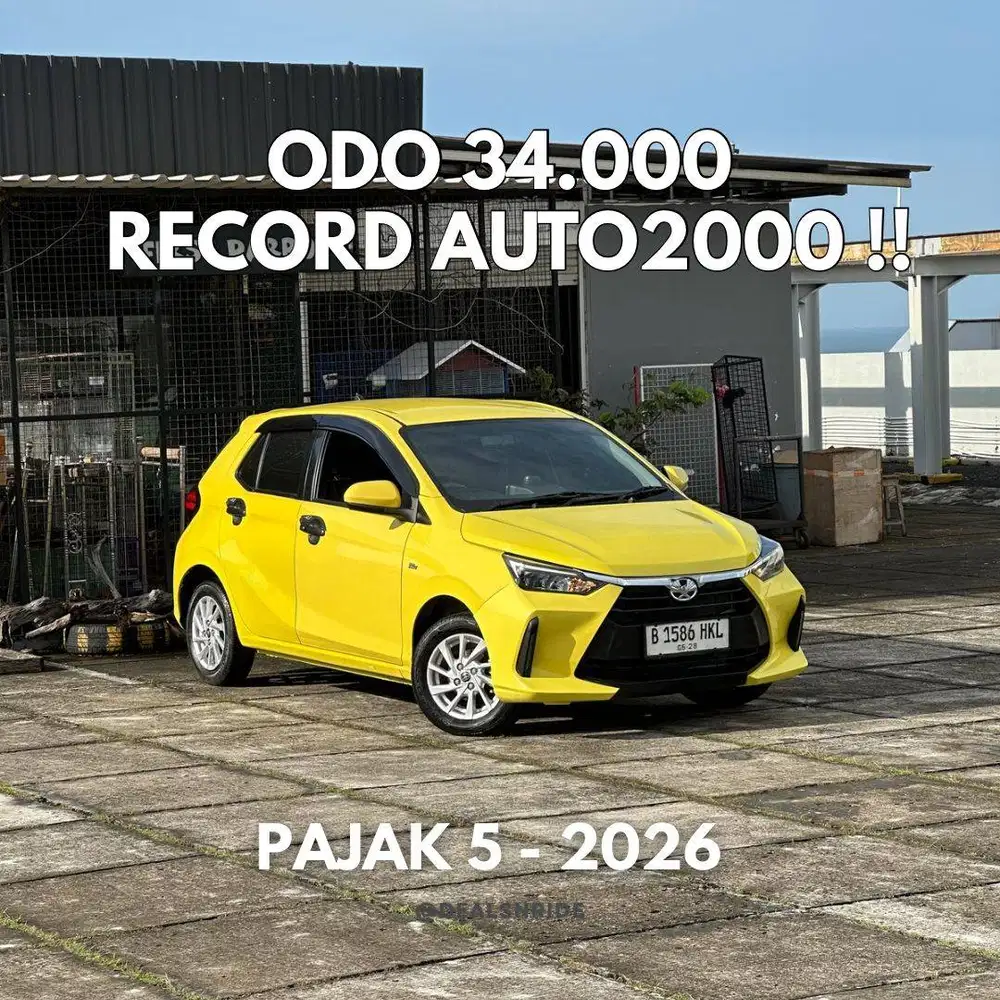 LIKE NEW !! ODO 34.000 TOYOTA NEW AGYA G 2023 KONDISI SUPER MULUS