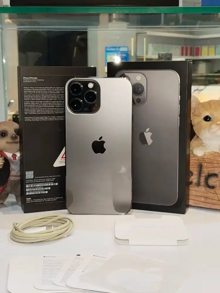 iPhone 13 Pro Max 128GB Graphite iBox RESMI INDONESIA