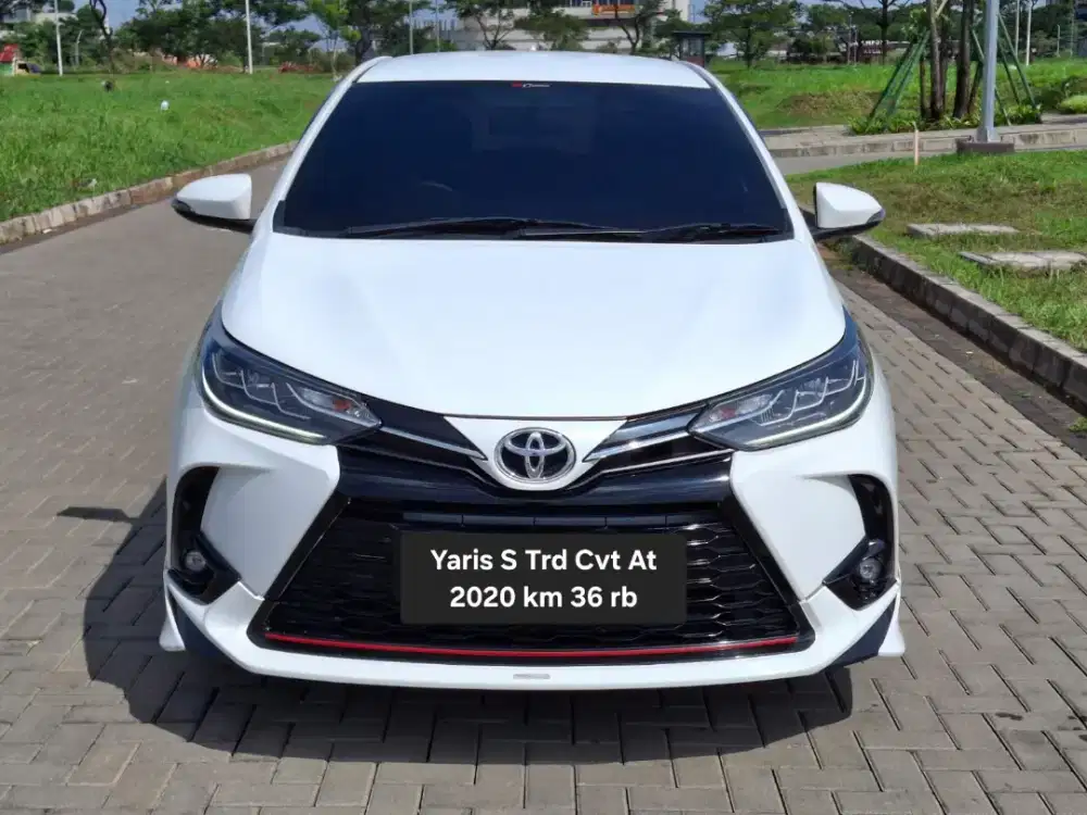 YARIS S 1.5 TRD SPORTIVO CVT AT 2020.KM 30 RB TDP 10 JT