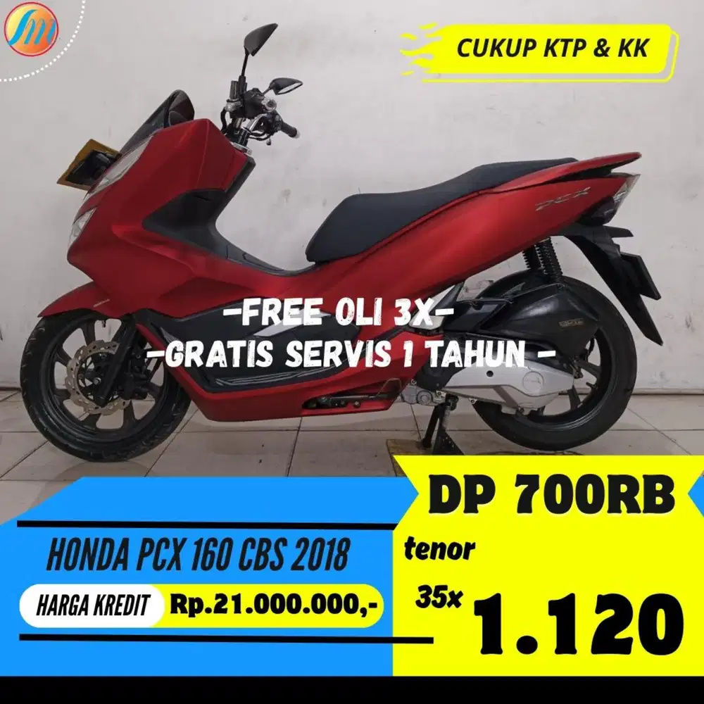HONDA PCX 150 CBS 2018 KREDIT DP 700RB ANGSURAN TERJANGKAU BERGARANSI